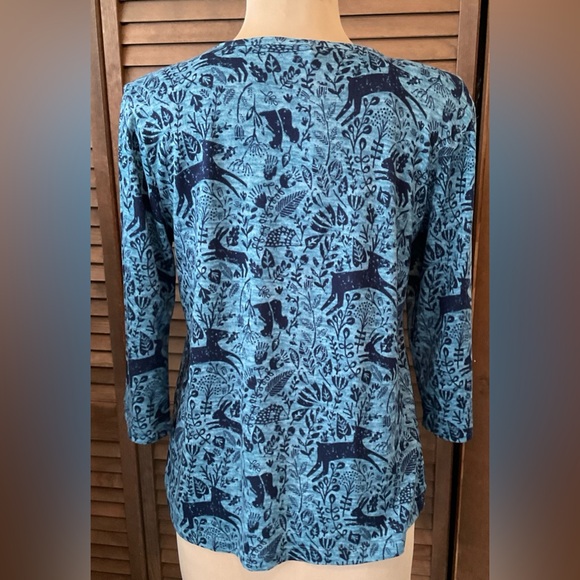 Izod Animal Print 2 Piece Pajama Set - Picture 4 of 14